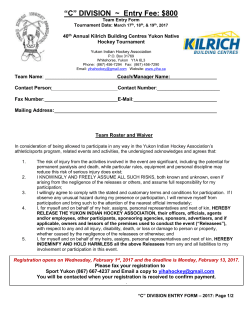 MS Word Format - Yukon Indian Hockey Association
