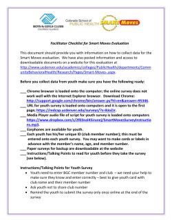 Facilitator Checklist 3-17-2014