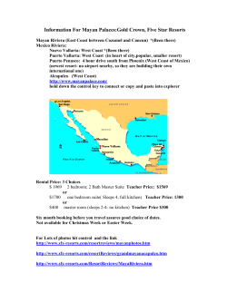 Information For Mayan Palace