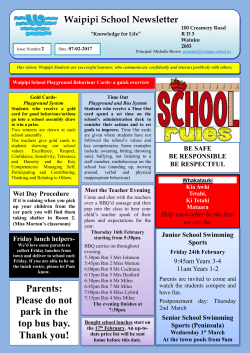 Newsletter 2: Tuesday 7th February