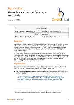 Gwent Domestic Abuse Services