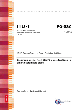 (EMF) considerations in smart sustainable cities