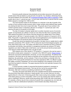 Economic Growth Rudolph G. Penner Economic growth enhances