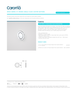 invisi series ii&reg; round single flush custom buttons