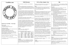 Snake Eyes Yard Dice