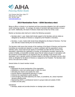 Board Nomination Form