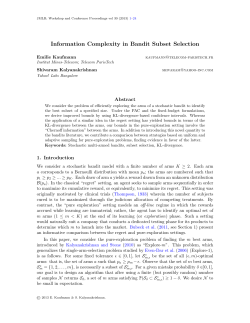 Information Complexity in Bandit Subset Selection