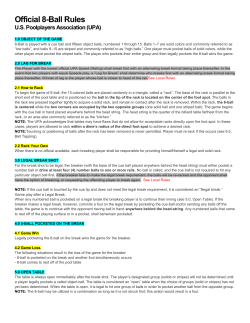 Official 8-Ball Rules
