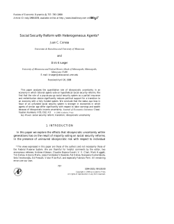 Social Security Reform with Heterogeneous Agents