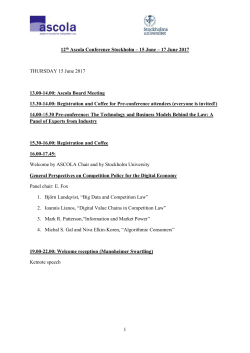 DraftConferenceProgrammeAscola20170428