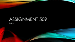 Assignment 509 - WordPress.com