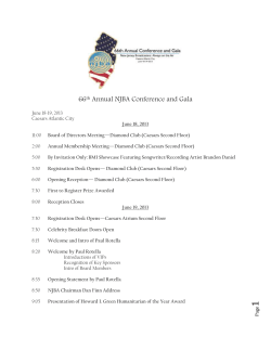 66th Annual NJBA Convention Program