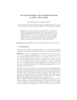 Accelerated Steiner Tree Problem Solving on GPU with CUDA