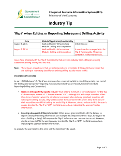 Industry Tip