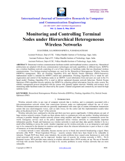 Monitoring and Controlling Terminal Nodes under Hierarchical