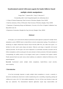 Synchronized control with neuro-agents for leader