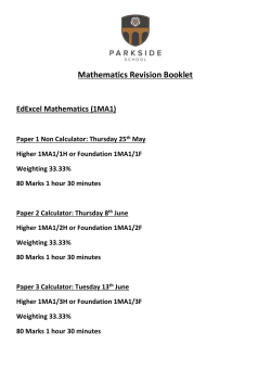 Maths Revision Top Tips