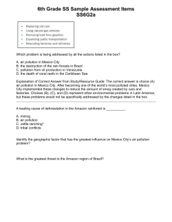 6th Grade SS Sample Assessment Items SS6G2a