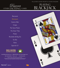 Gaming Guide - Fallsview Casino Resort