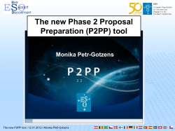 The new Phase 2 Proposal Preparation tool