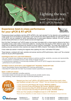 Experience best-in-class performance for your qPCR