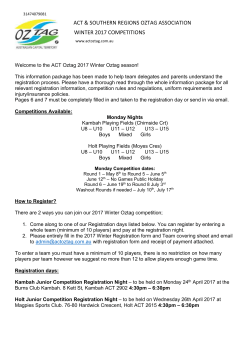2017 Junior Winter Registration Pack