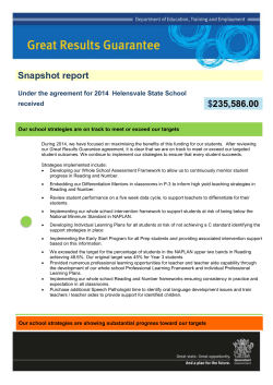 Great results guarantee - Helensvale State School
