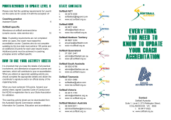 everything you need to know to update your coach accreditation