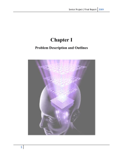 Senior Project / Final Report - Department of Applied Engineering