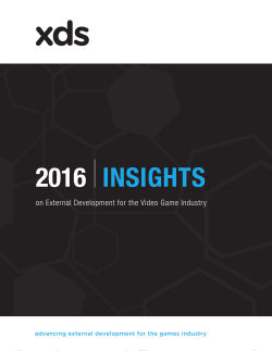 2016 insights - Vancouver - External Development Summit
