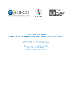Global Value Chains: Challenges, Opportunities, and
