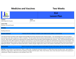 6th ELA Medicine and Vaccines