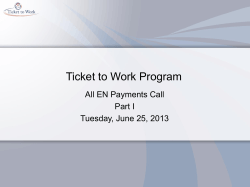 EN submits a Payment Request (PR) for: Phase 1