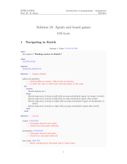 Solution 10: Agents and board games