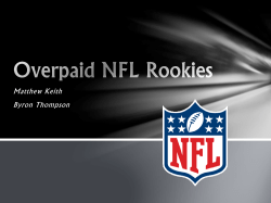Overpaid NFL Rookies - University of Mount Union
