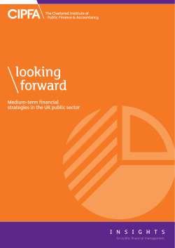 Looking forward: medium-term financial strategies in the UK