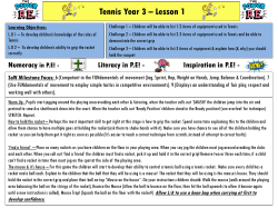 The Ready Position in Tennis