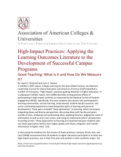 AACU_High-Impact Practices