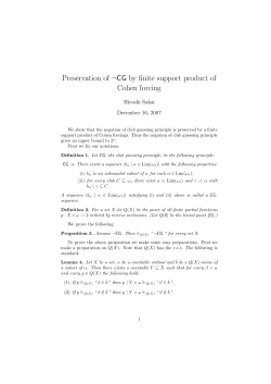 Preservation of &not;CG by finite support product of Cohen forcing