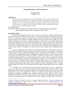 Journal of Financial and Economic Practice