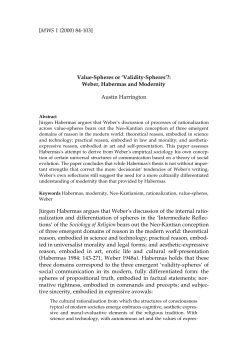 11 Harrington - Max Weber Studies