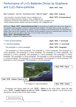 ISTE - Note (or special)