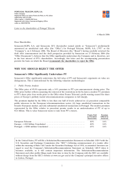 board of directors` report on the takeover bid preliminarily