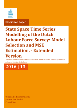State space time series