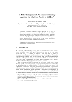 A Prior-Independent Revenue-Maximizing Auction for