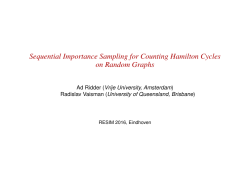 Sequential Importance Sampling for Counting Hamilton Cycles on