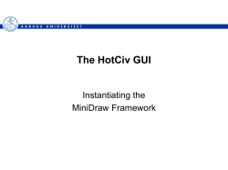 The HotCiv GUI