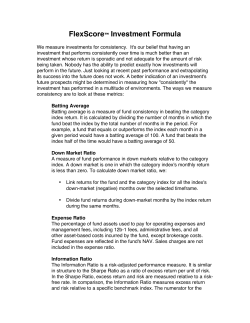 FlexScore Investment Ranking Formula