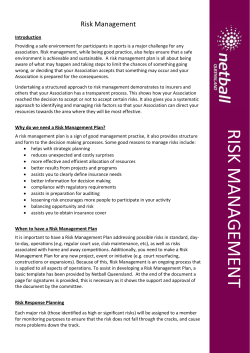 risk management