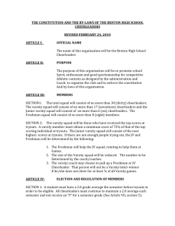 benton cheer agreement for parents